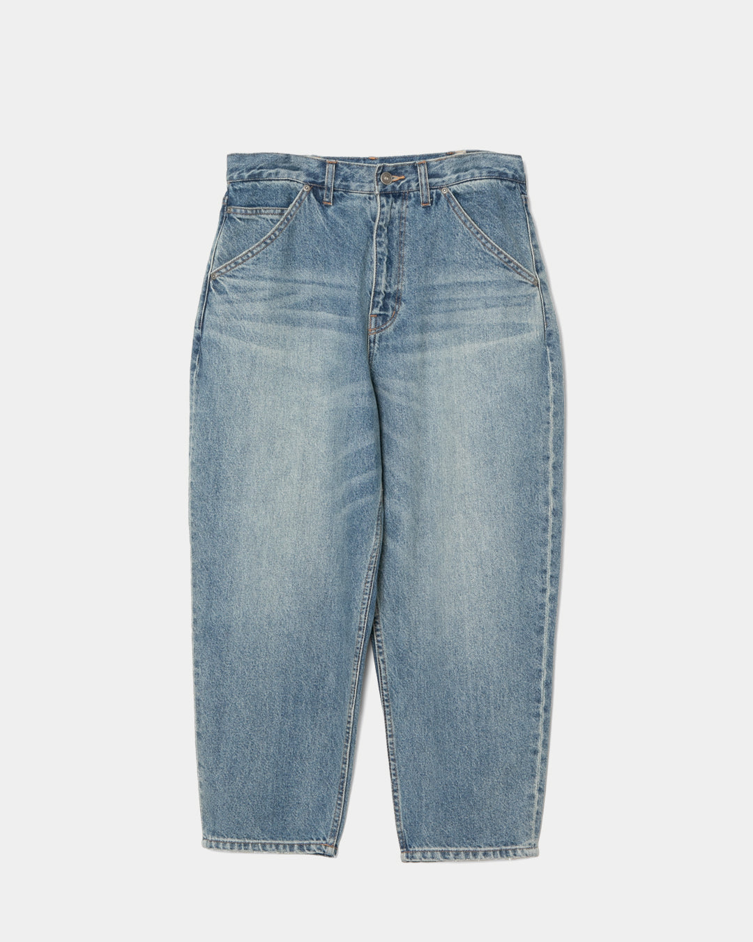 “Selena” Wide Tapered Denim Pants (Damage) / 2520801D