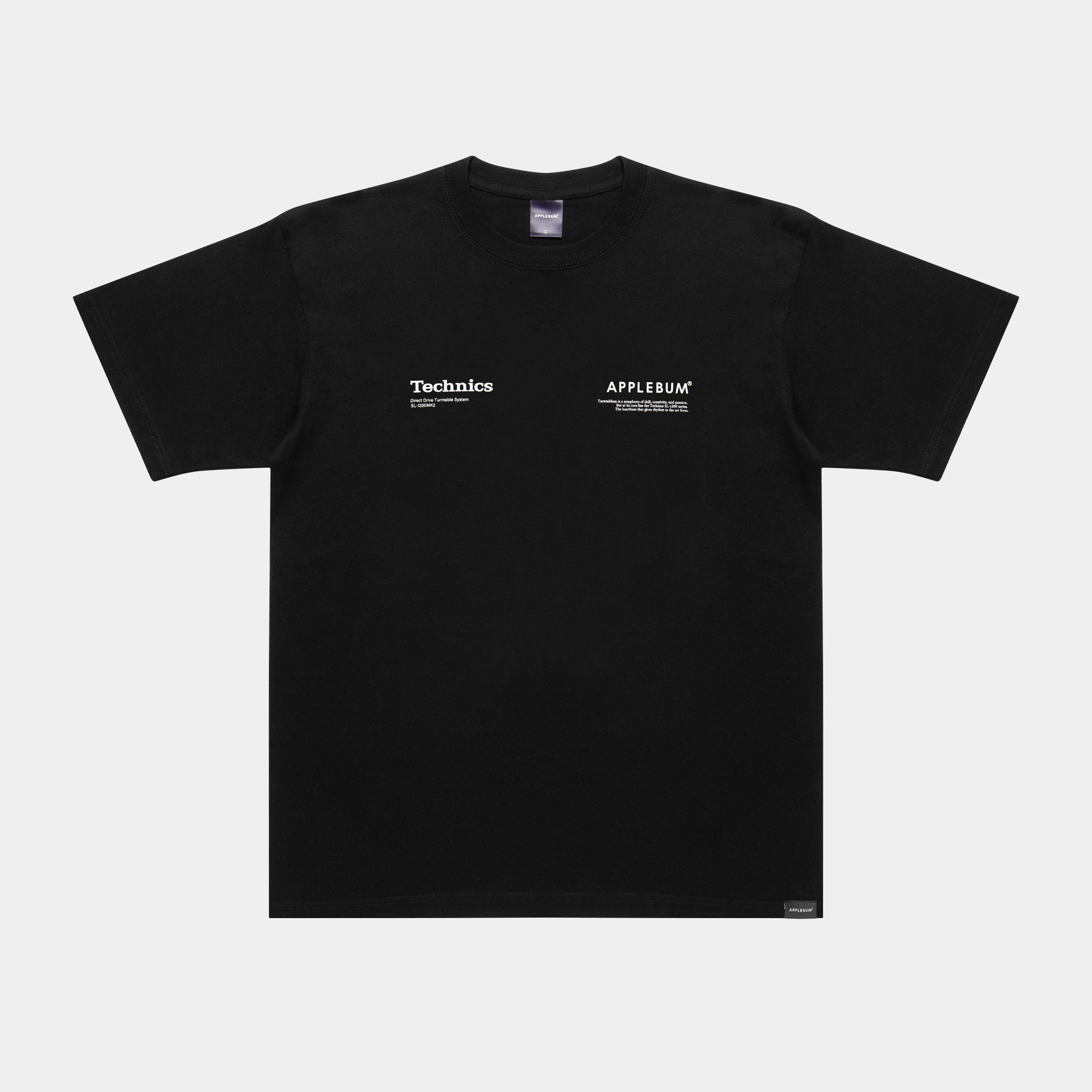 "SL-1200MK2" T-shirt 6.2oz [Black] / TE2411102