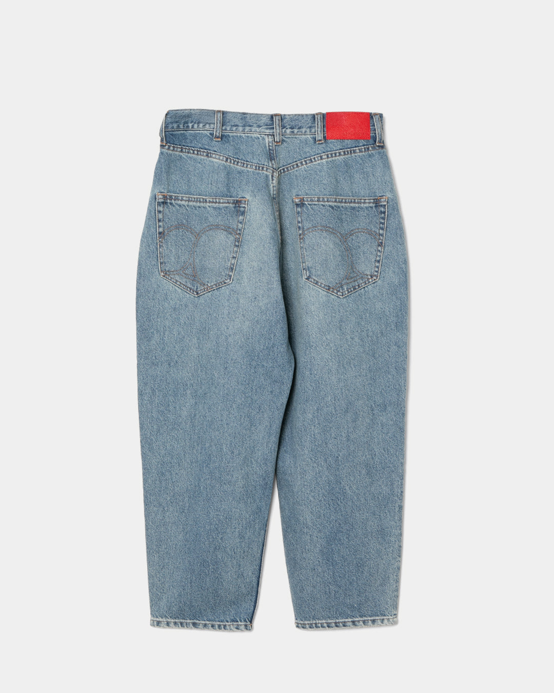 “Selena” Wide Tapered Denim Pants (Damage) / 2520801D