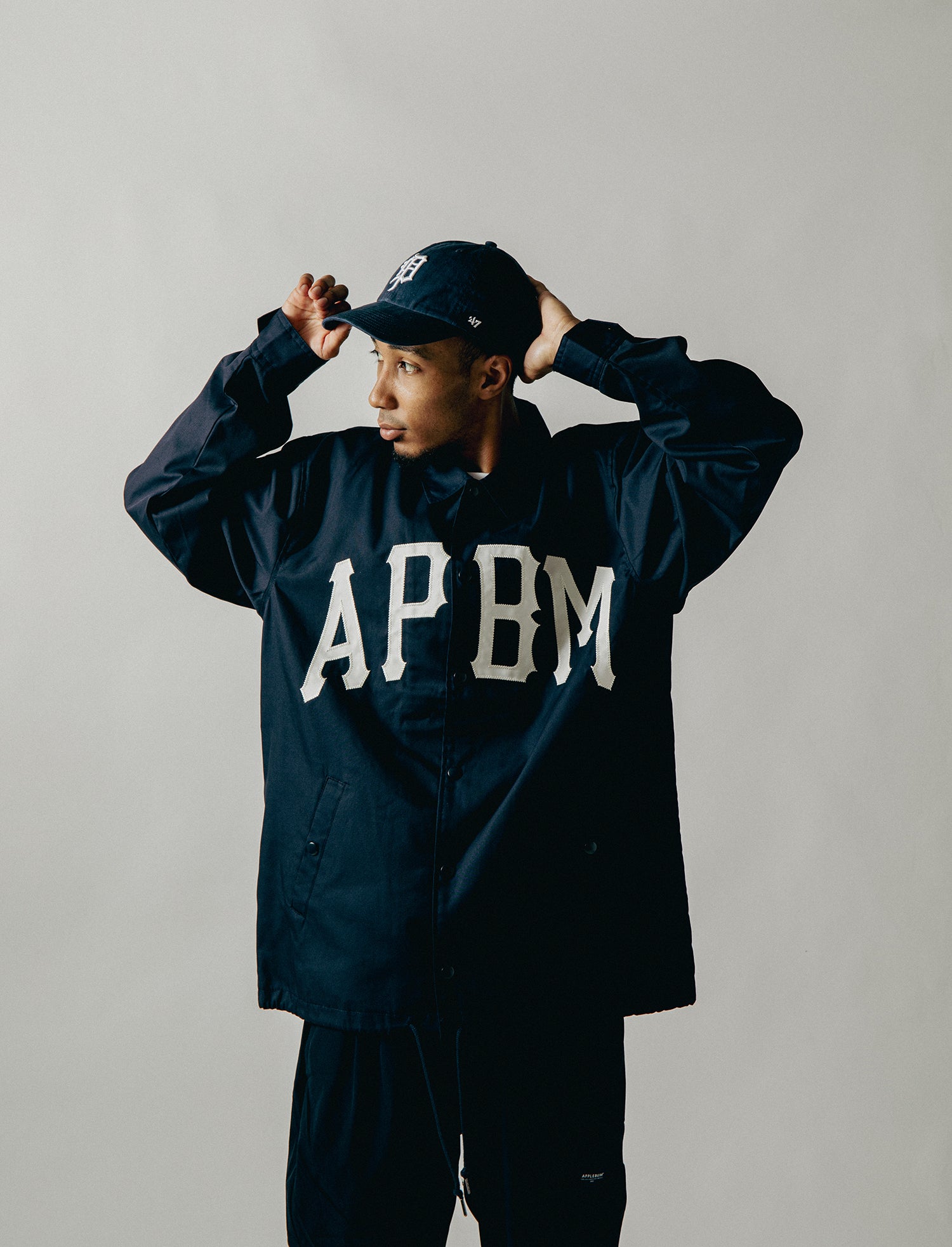 "APBM" Coach Jacket [Navy] / EA2420606