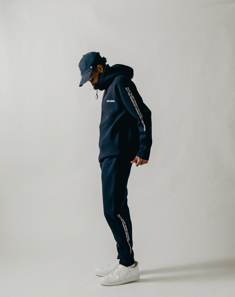 Double Knit Zip Up Parka [Navy] / EA2420103