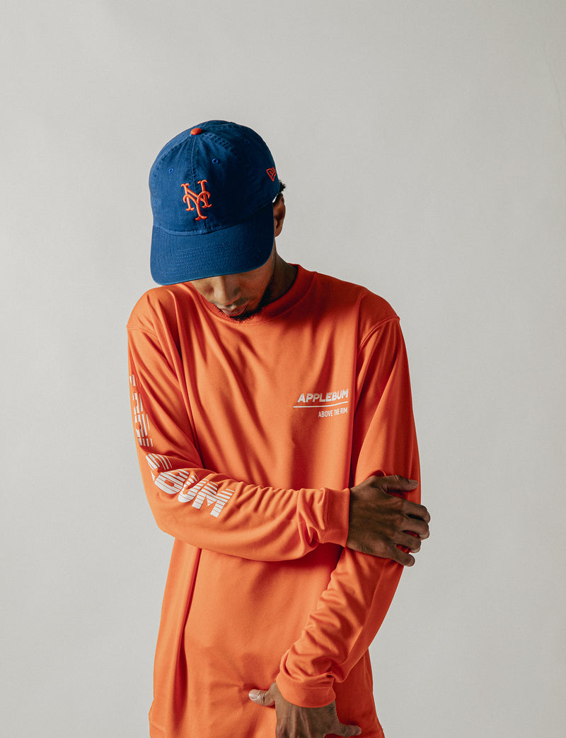 "ABOVE THE RIM" Elite Performance Dry L/S T-shirt [Orange] / EA2421112