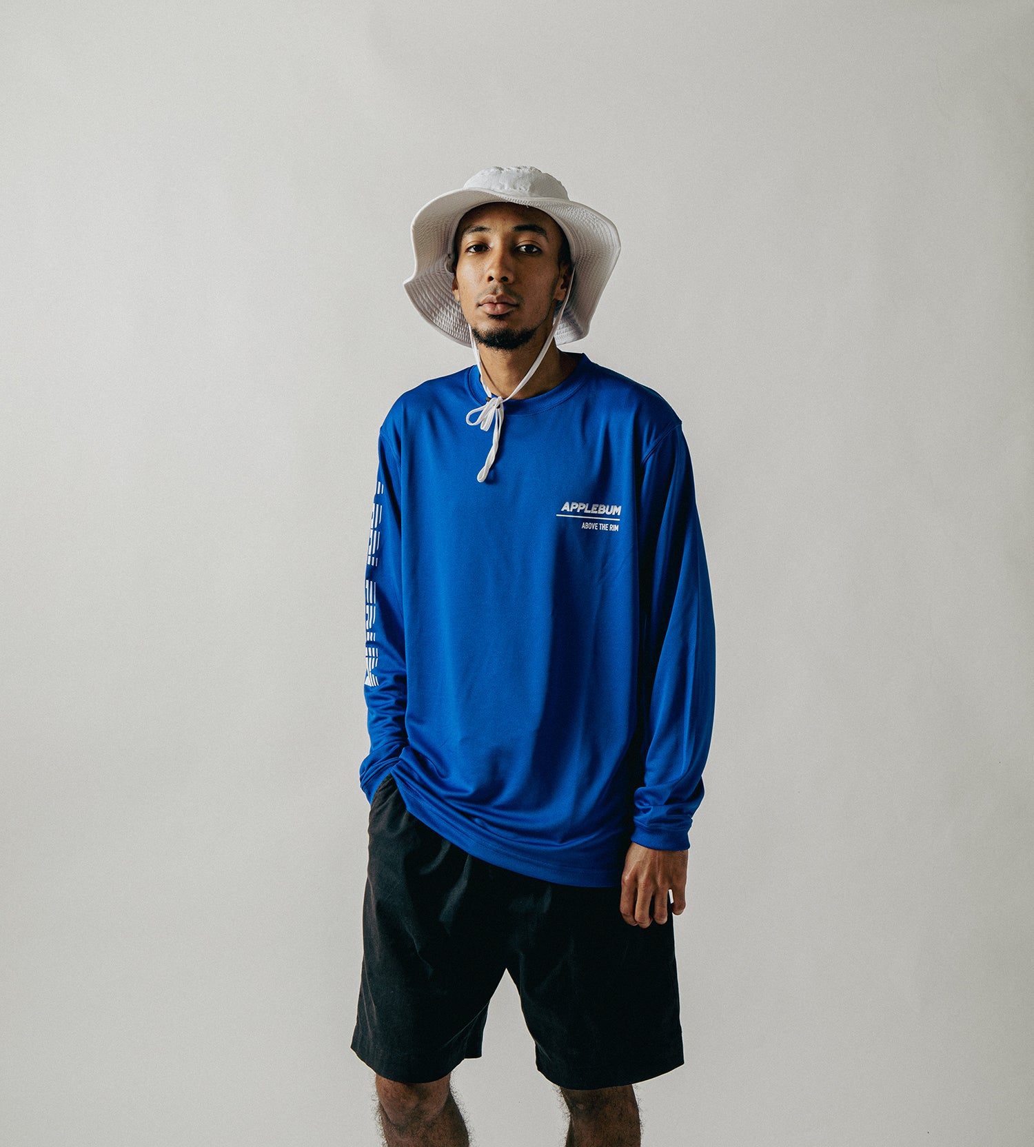 "ABOVE THE RIM" Elite Performance Dry L/S T-shirt [Blue] / EA2421112