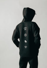 Double Knit Zip Up Parka [Black] / EA2420103