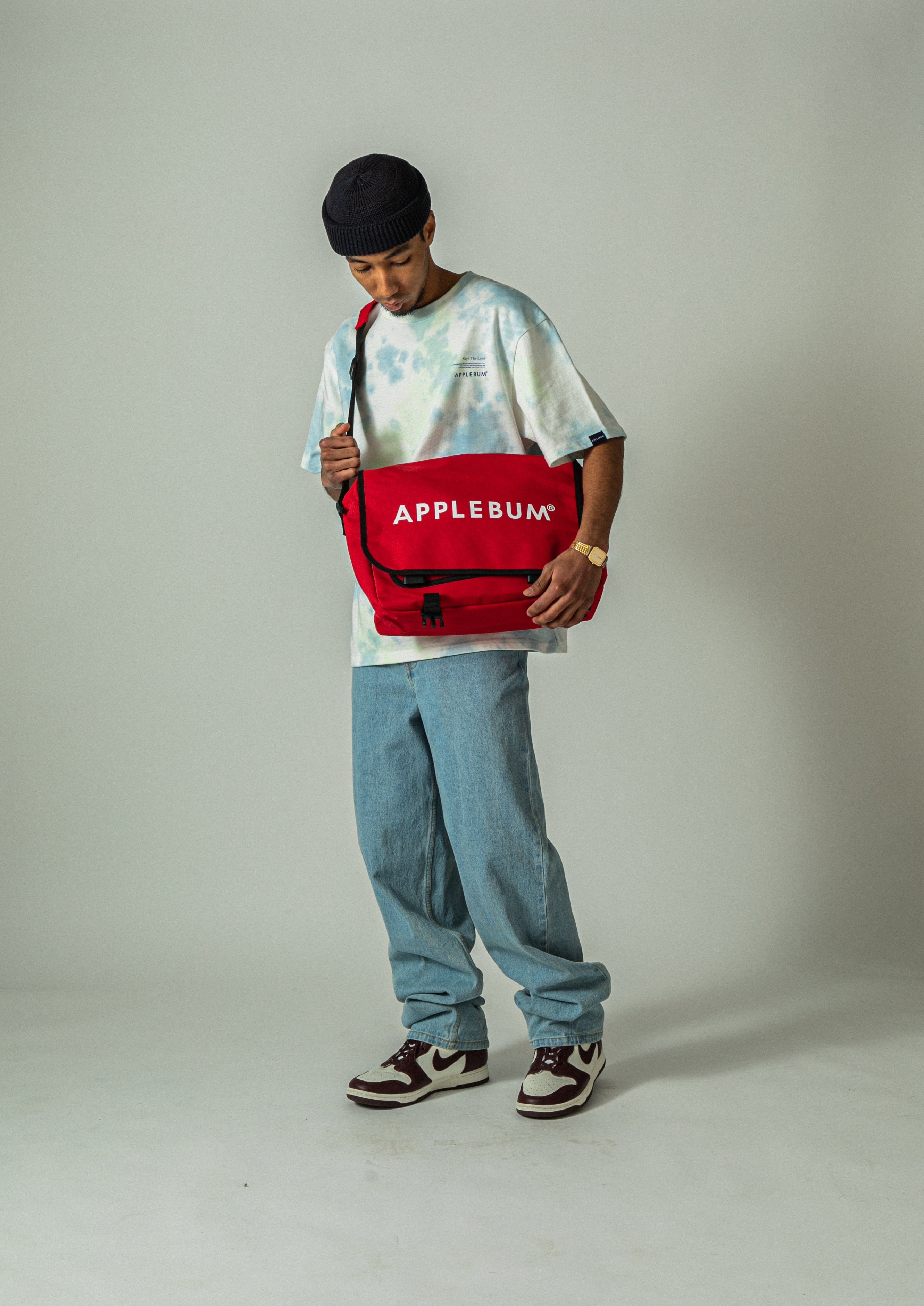 Logo Messenger Bag [Blue] / 2411013