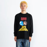 ”911 IS A JOKE” L/S T-shirt [Black] / PE2321102