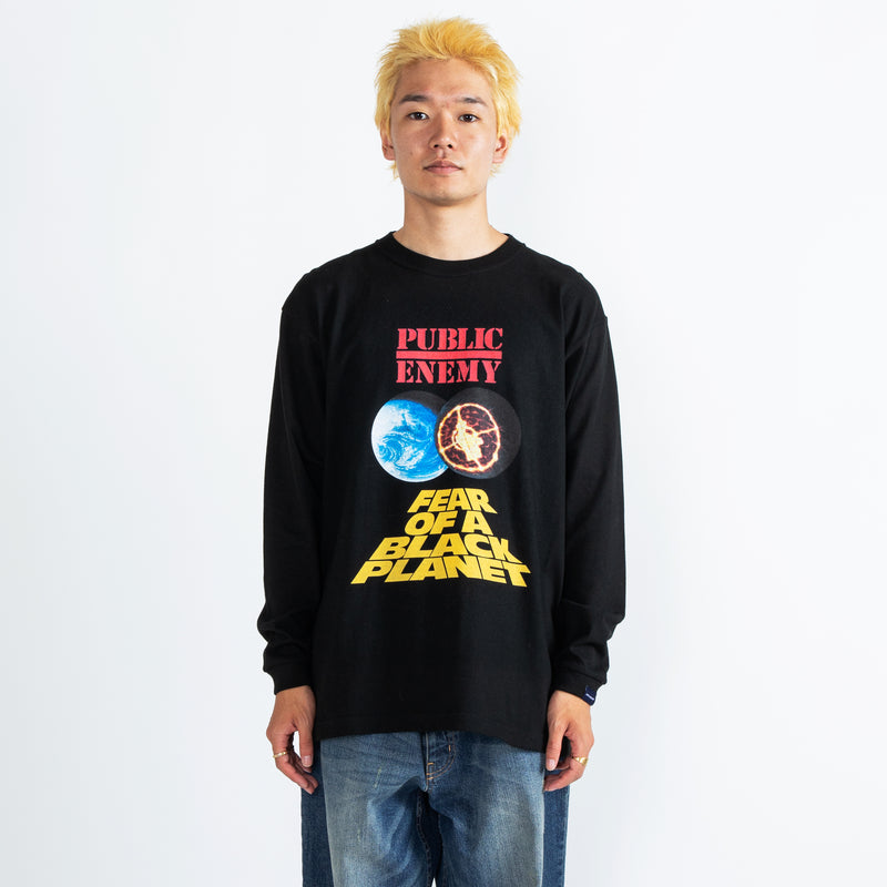 "911 IS A JOKE" L/S T-shirt [Black] / PE2321102