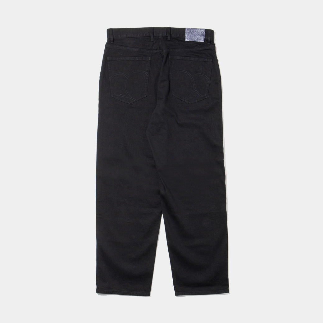 "Bonita" Stretch Black Baggy Pants / 2110808