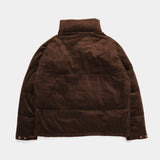 Synthetic Suede Innercotton Jacket [Dark Brown] / 2420612