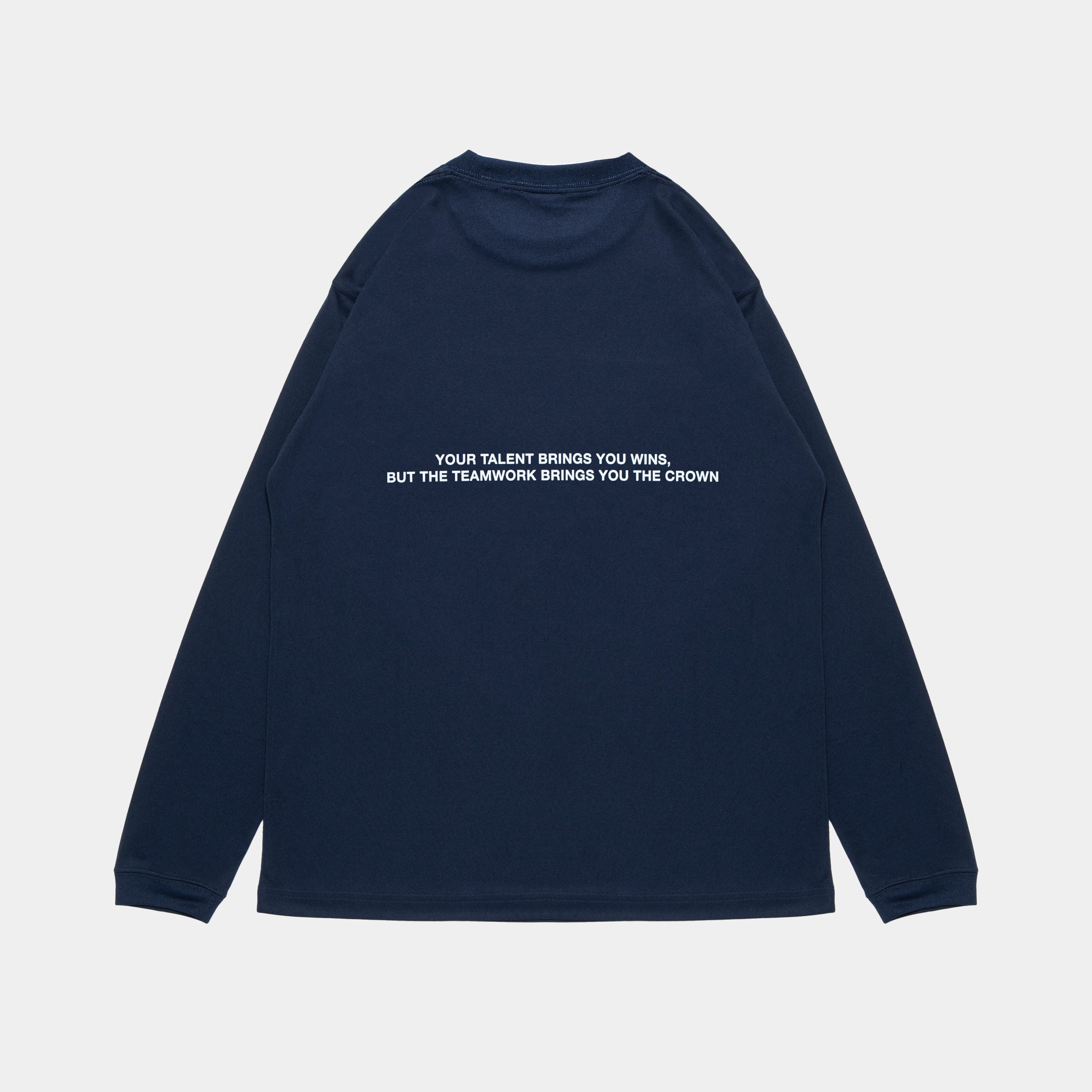 “Sports Logo” Elite Performance Dry L/S T-shirt [Navy] / EA2421110