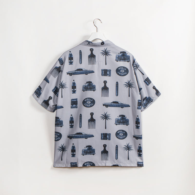 "Cali" Aloha Shirt [Gray] / 2410207