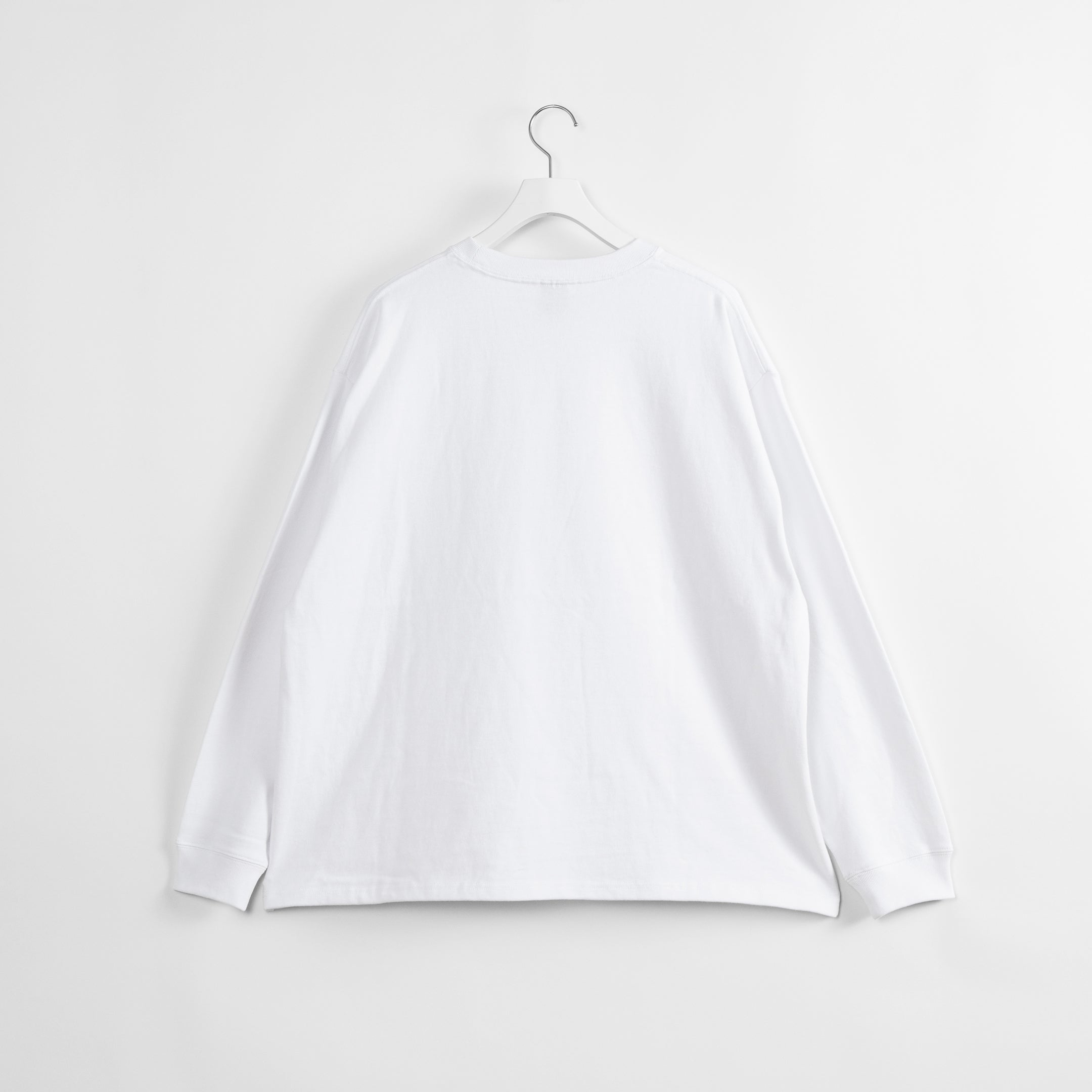 Big Pocket Heavy Weight L/S T-shirt [White] / 2411103