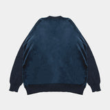 Velor Knit Cardigan [Navy] / 2420502