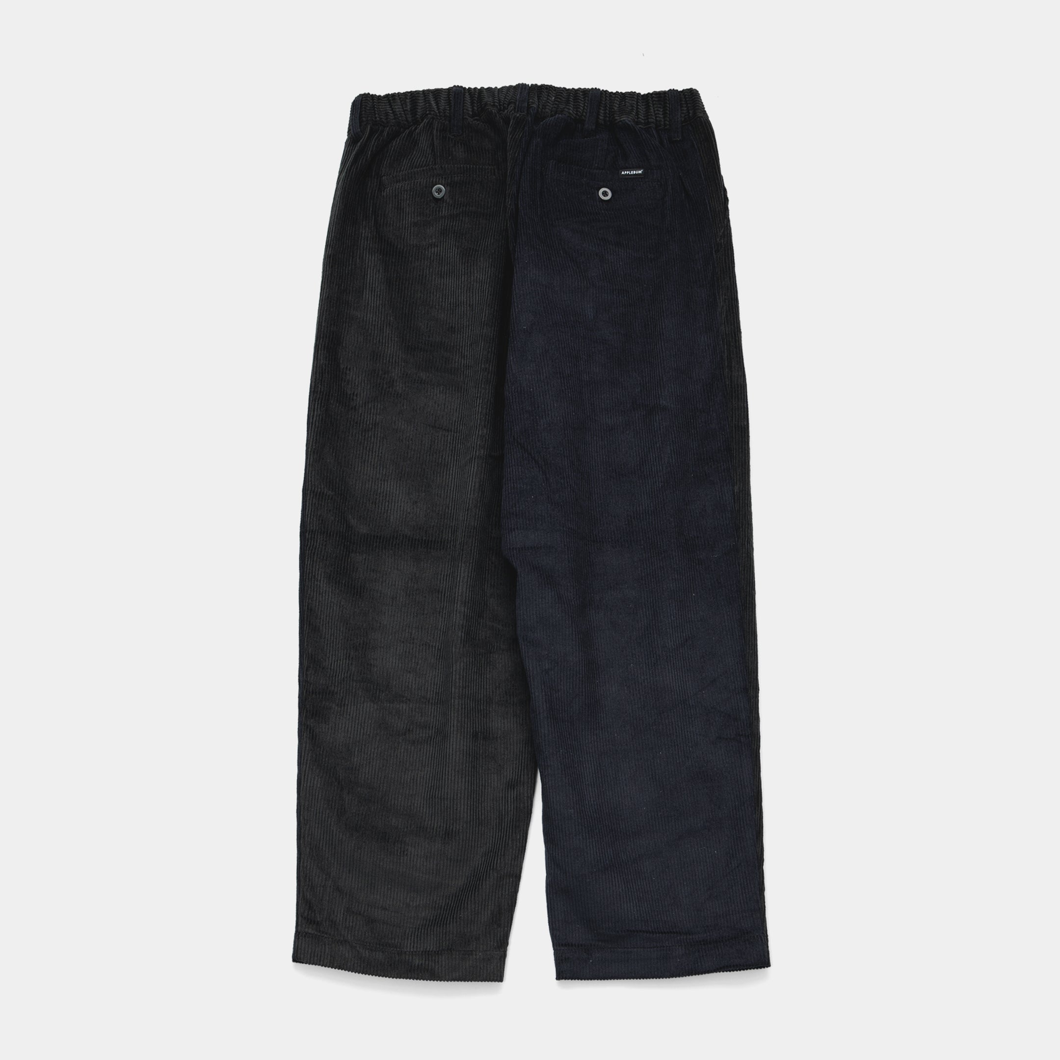 Corduroy Bi-Color Pants [Black/Navy] / 2420805