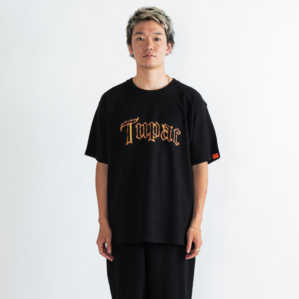 【Collaboration】"Fire Logo" T-shirt [Black] / TS2311101