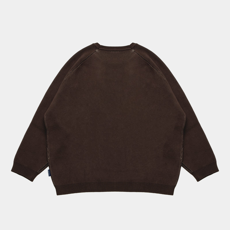 "APBM" Knit Sweater [Brown] / 2420503