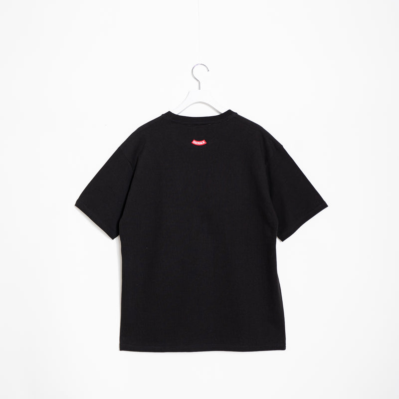 【Collaboration】 "raidback fabric Logo (KBAS)" T-shirt [Black] / GT2311101