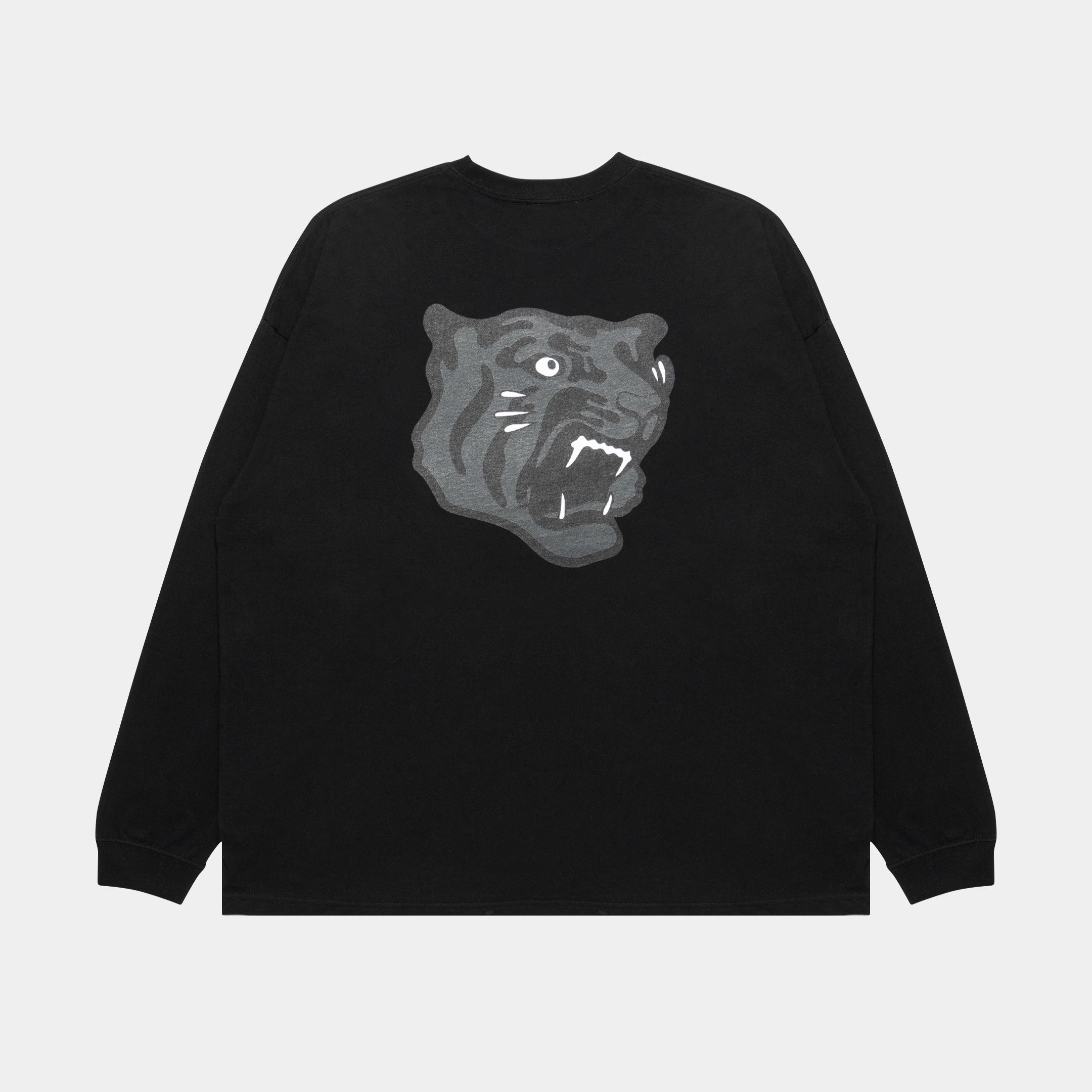 "Black Tiger" L/S T-shirt [Black] / HT2411103