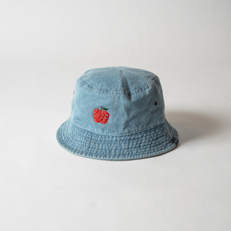 “Apple Logo" Denim Bucket Hat [L.Blue] / 2420906