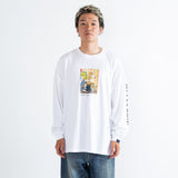 "Sh*t's Real" Big L/S T-shirt [White] / EA2321103