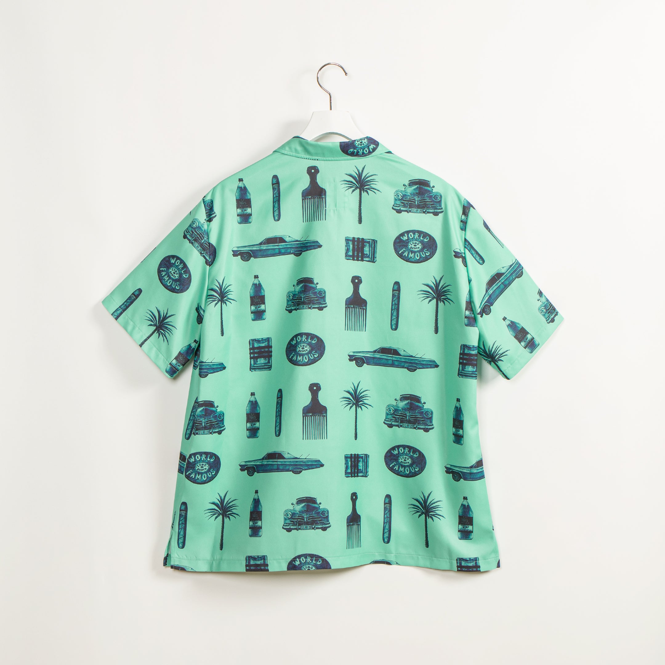 "Cali" Aloha Shirt [Green] / 2410207