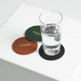 Leather Coaster [Green] / 2221008