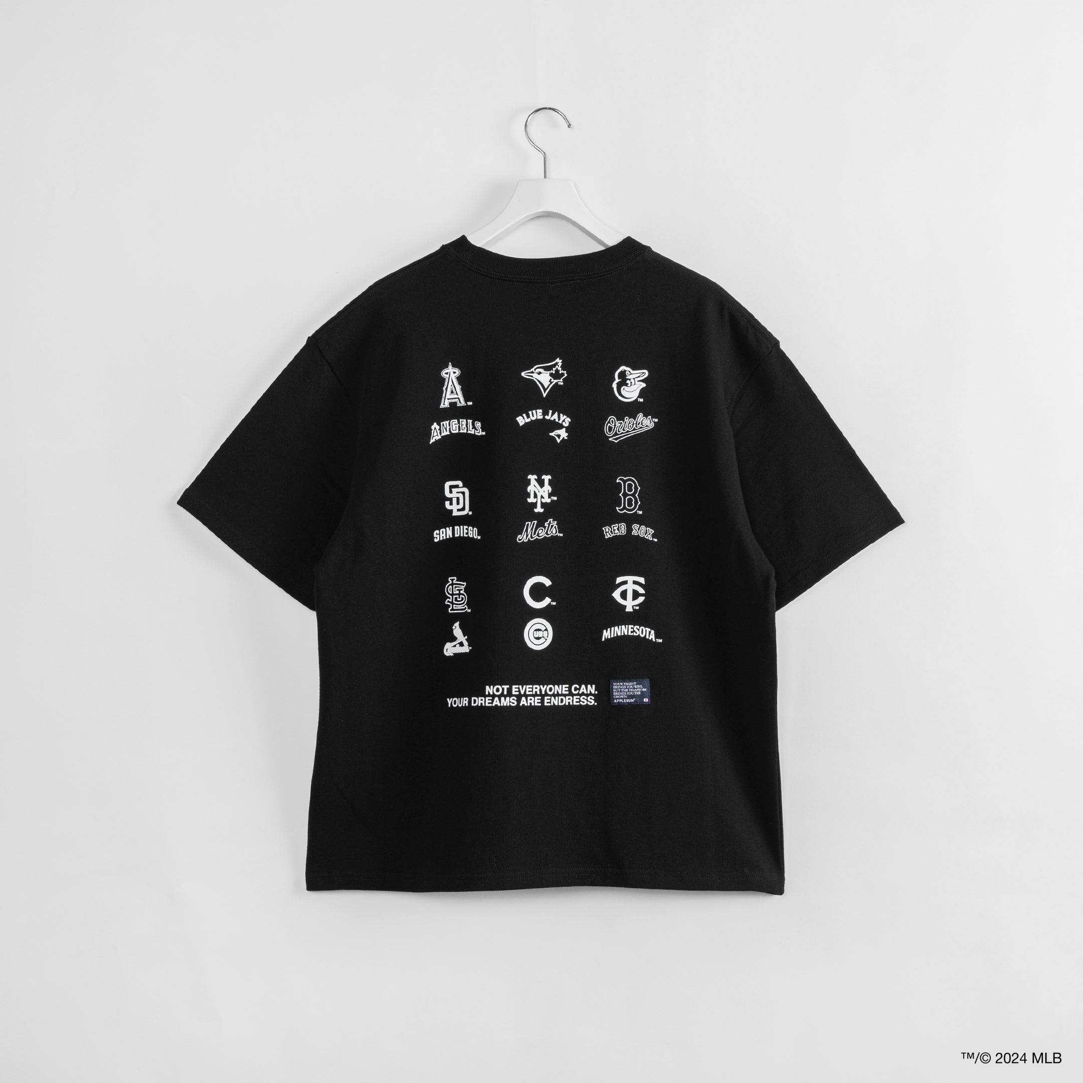 “9 Players” T-shirt 12oz [Black] / ML2411103