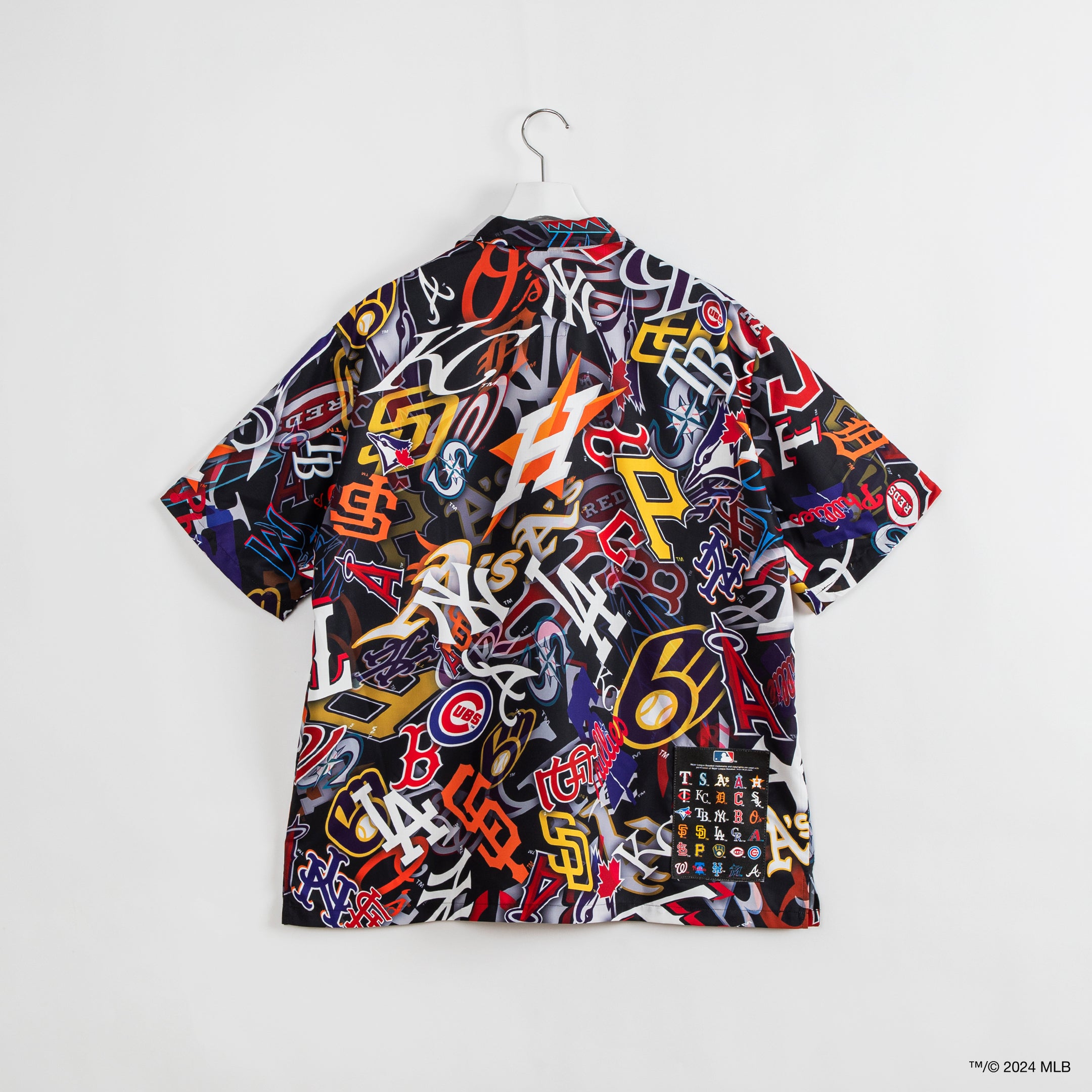 “Team Logo Pattern” S/S Aloha Shirt / ML2411201