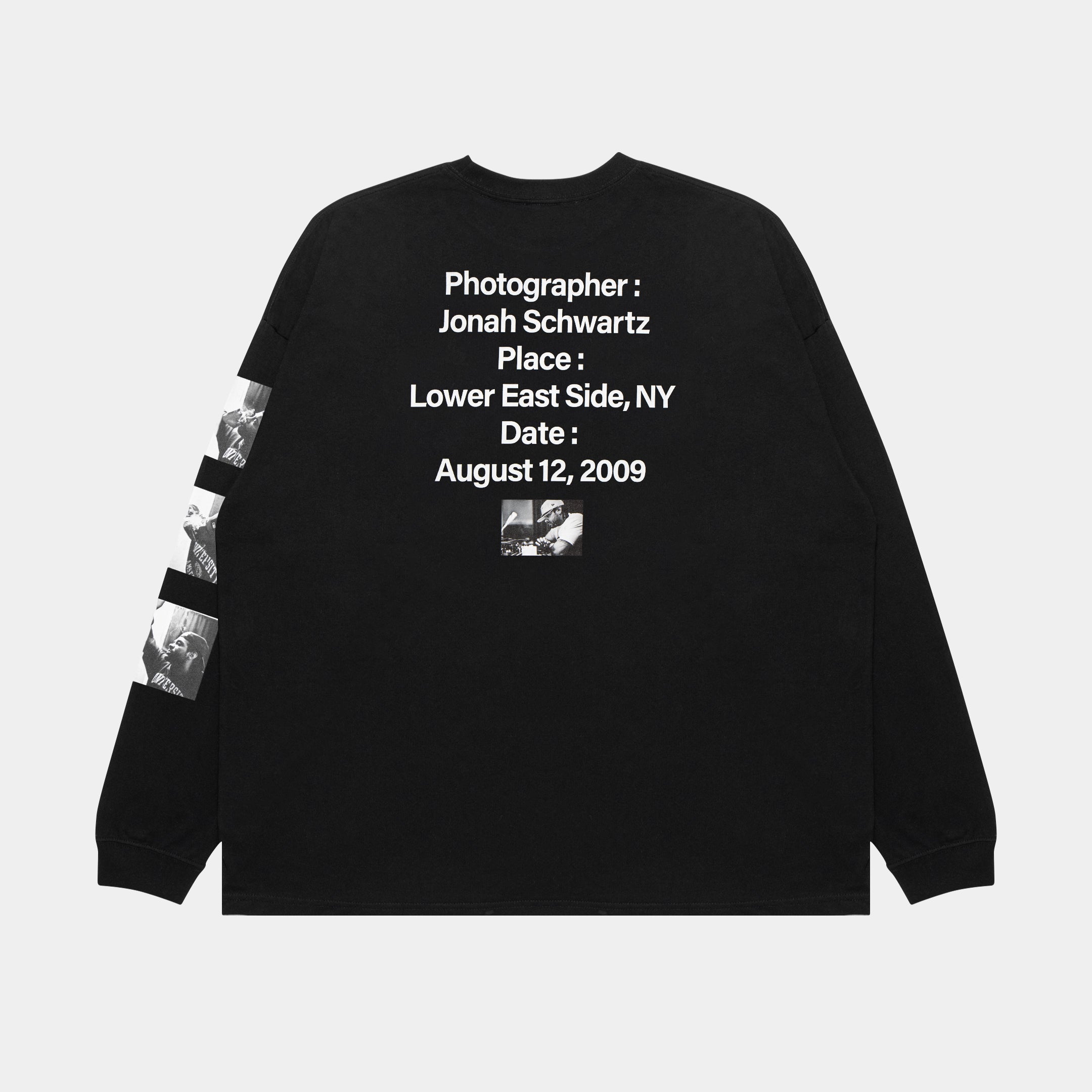 “JJ” L/S T-shirt [Black] / JN2411107