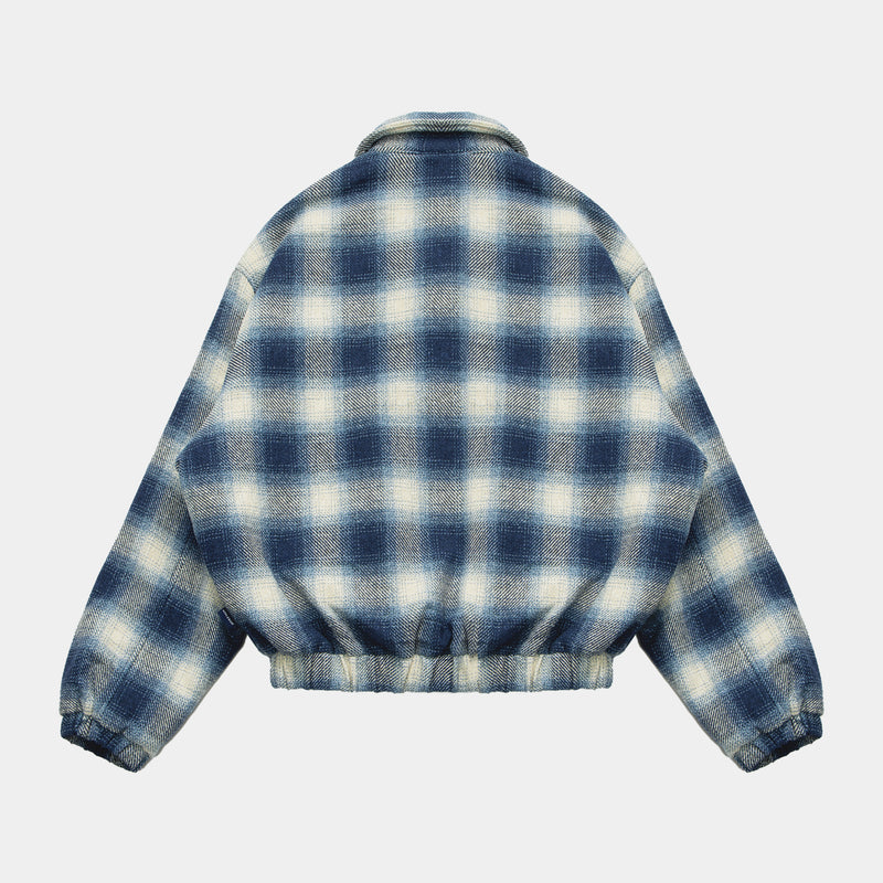 Ombre Check Jacket [Navy/White] / 2420615