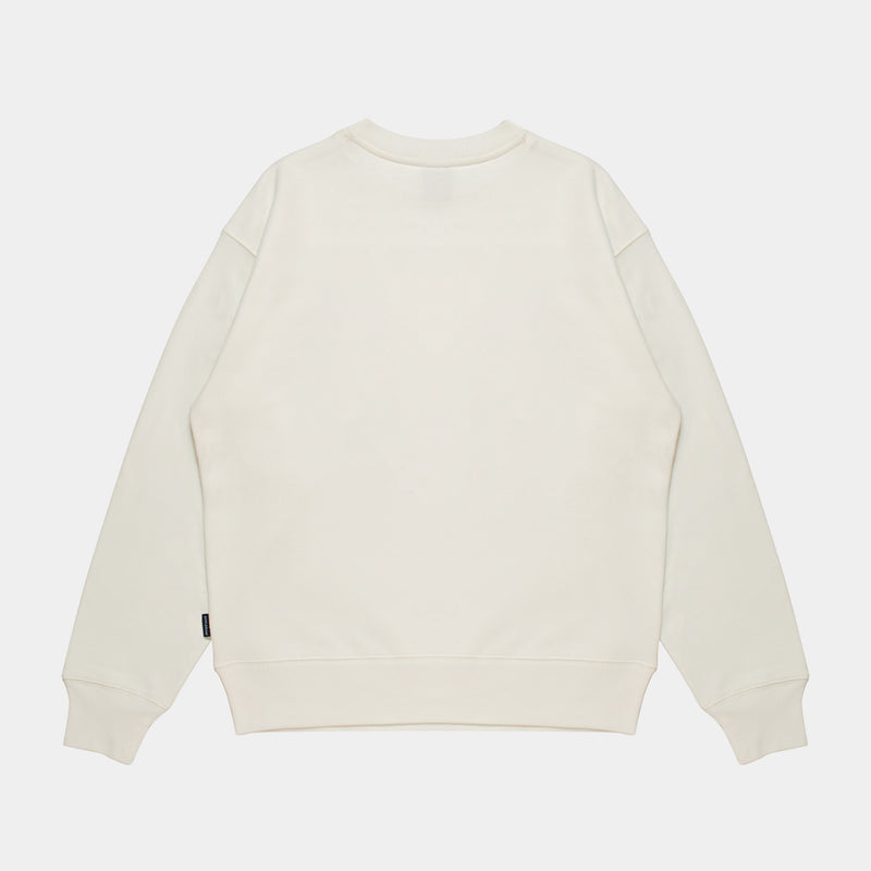 ”3 Stars” Crew Sweat [Off White] / 2420405