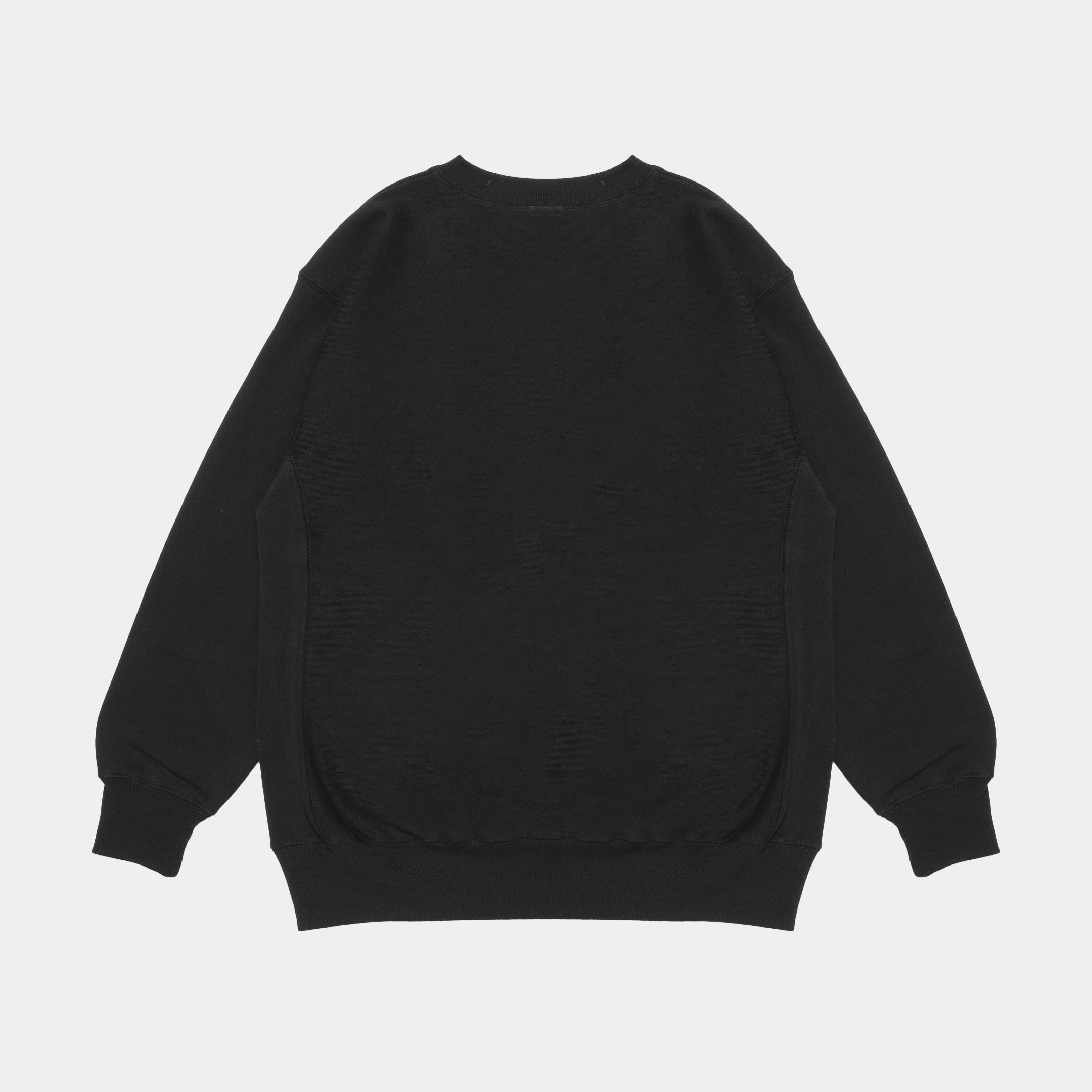 W Big Pocket Crew Sweat [Black] / 2420402