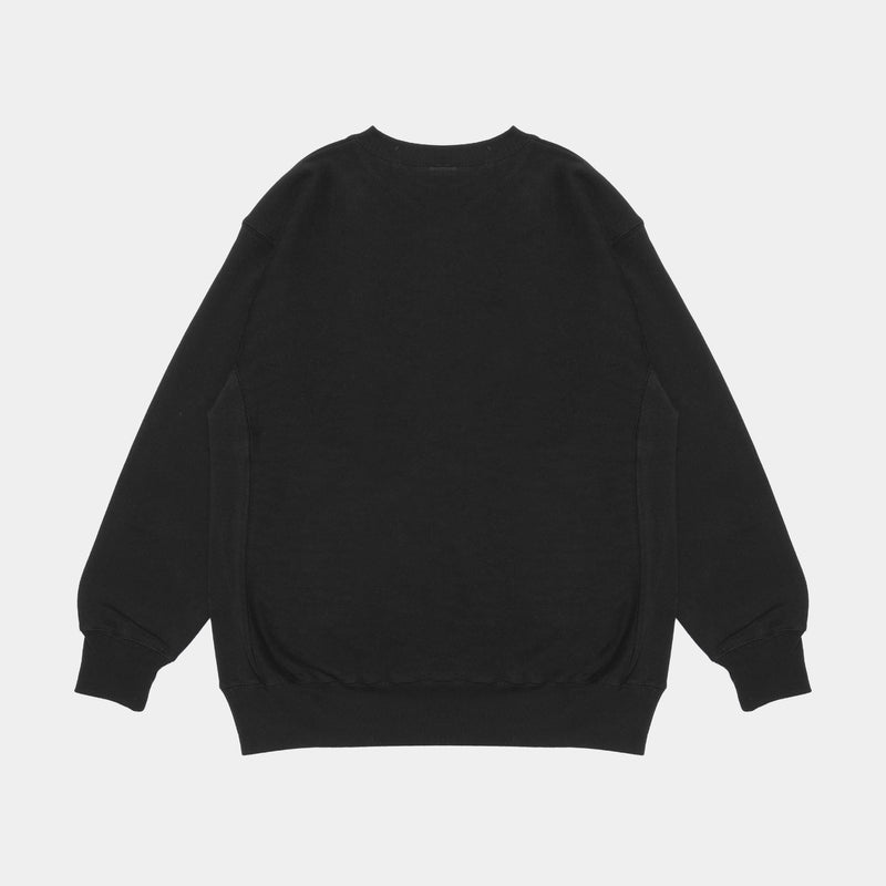 W Big Pocket Crew Sweat [Black] / 2420402