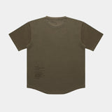 “3 Stars” Dry (Cotton Like) T-shirt [Olive] / EA2421101