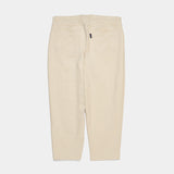 Loose Color Stretch Tapered Pants [Ivory] / 2420804