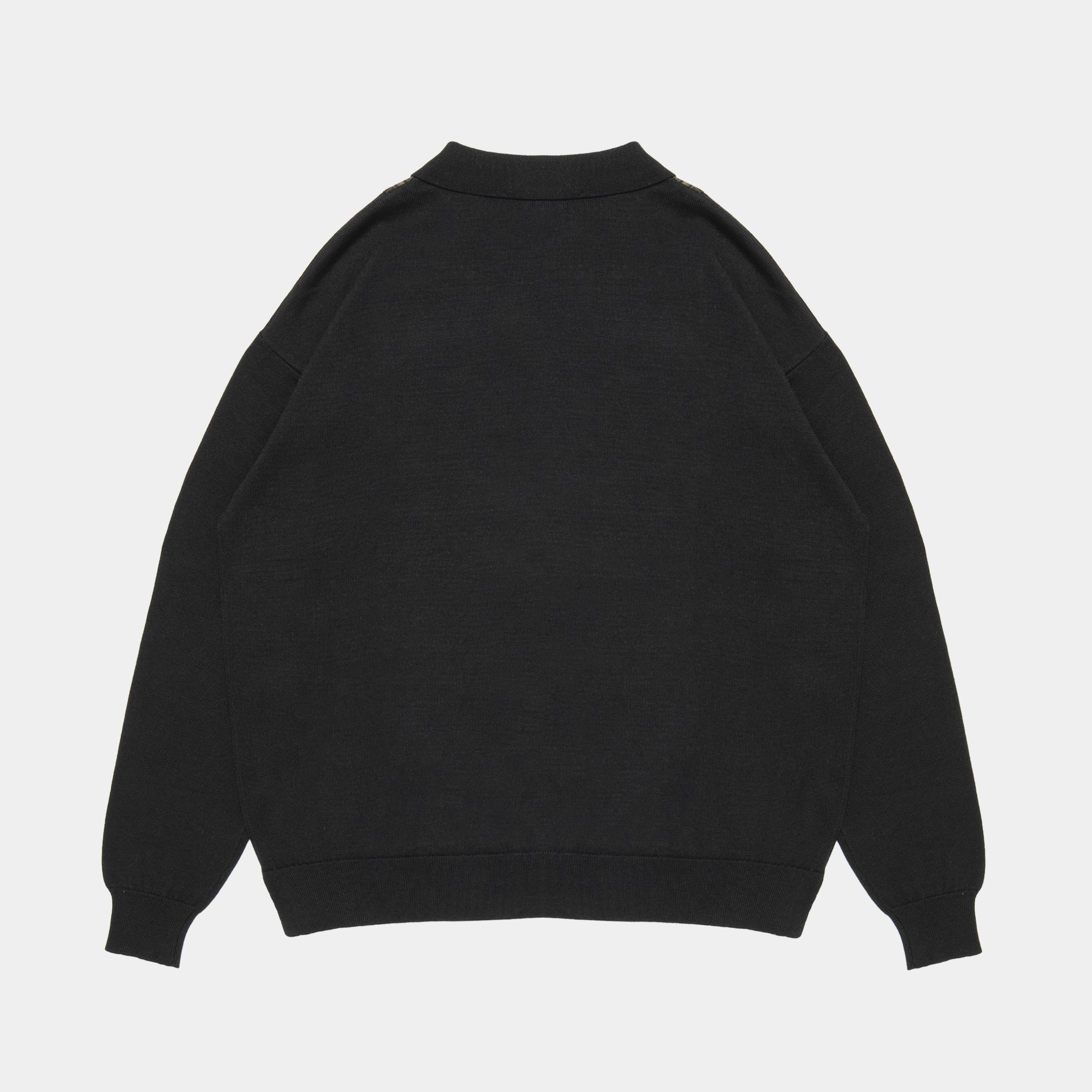 Knit Polo Shirt [Black] / 2320501