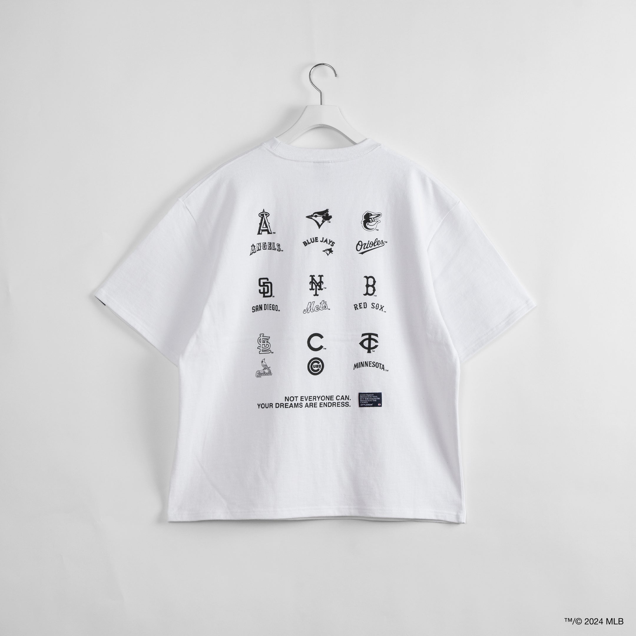 “9 Players” T-shirt 12oz [White] / ML2411103