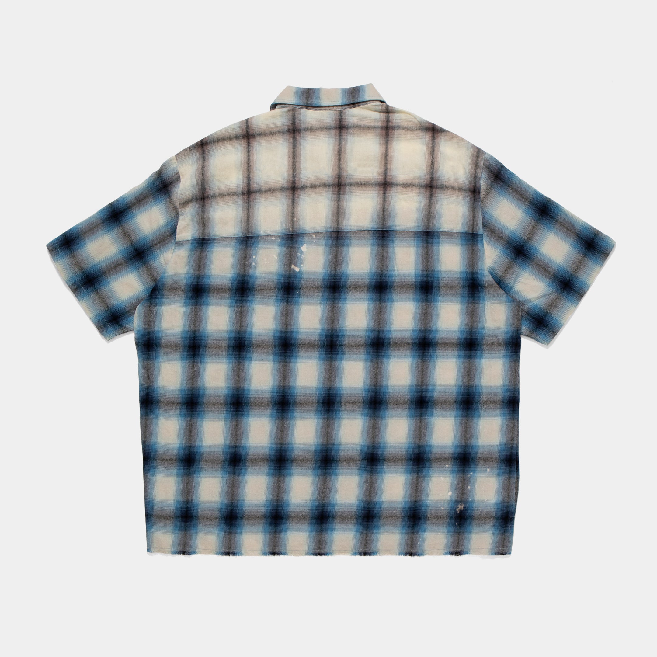 【5月発売予定】Ombre Check Damage S/S Shirt / 2510202