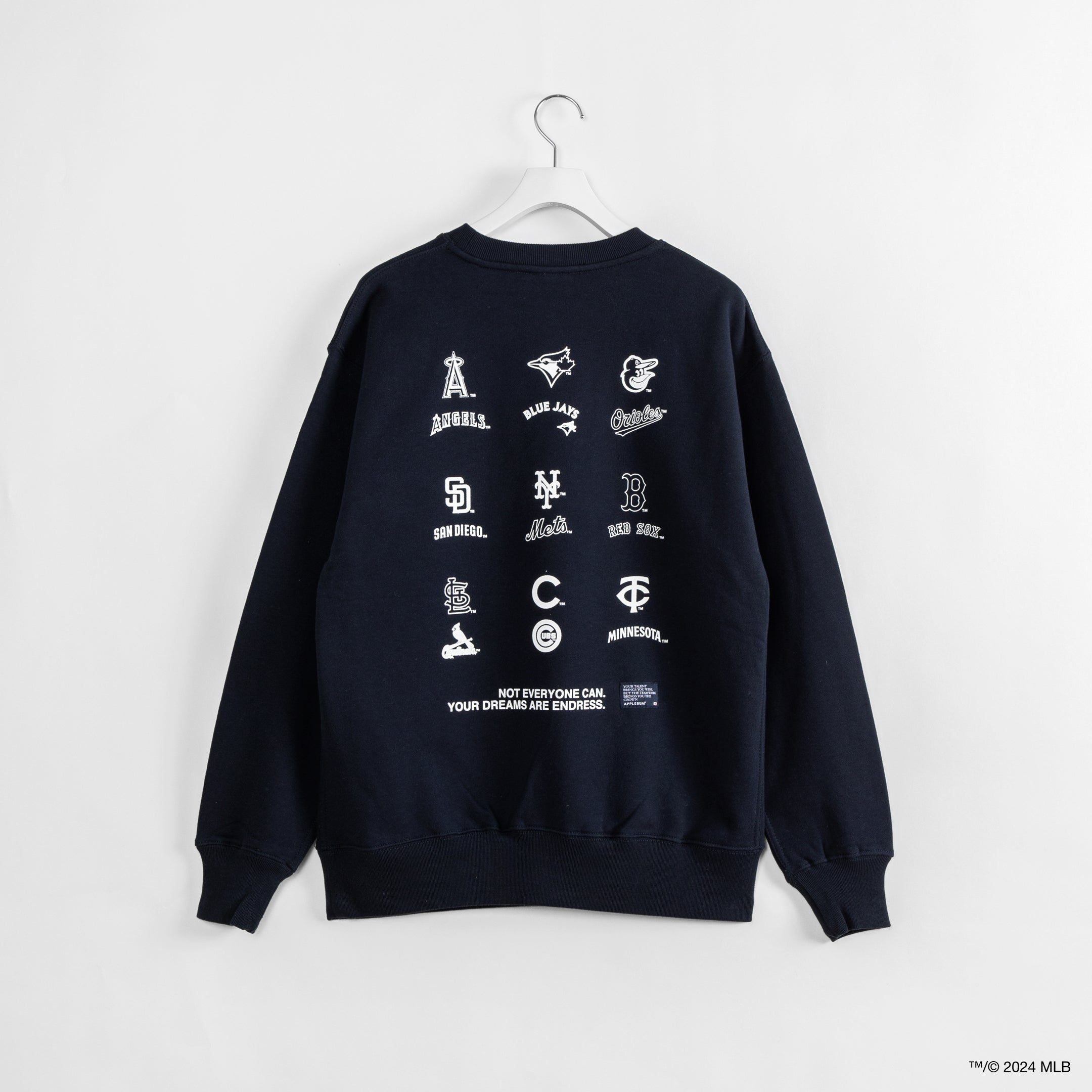 “9 Players” Crew Sweat [Navy]  / ML2410402