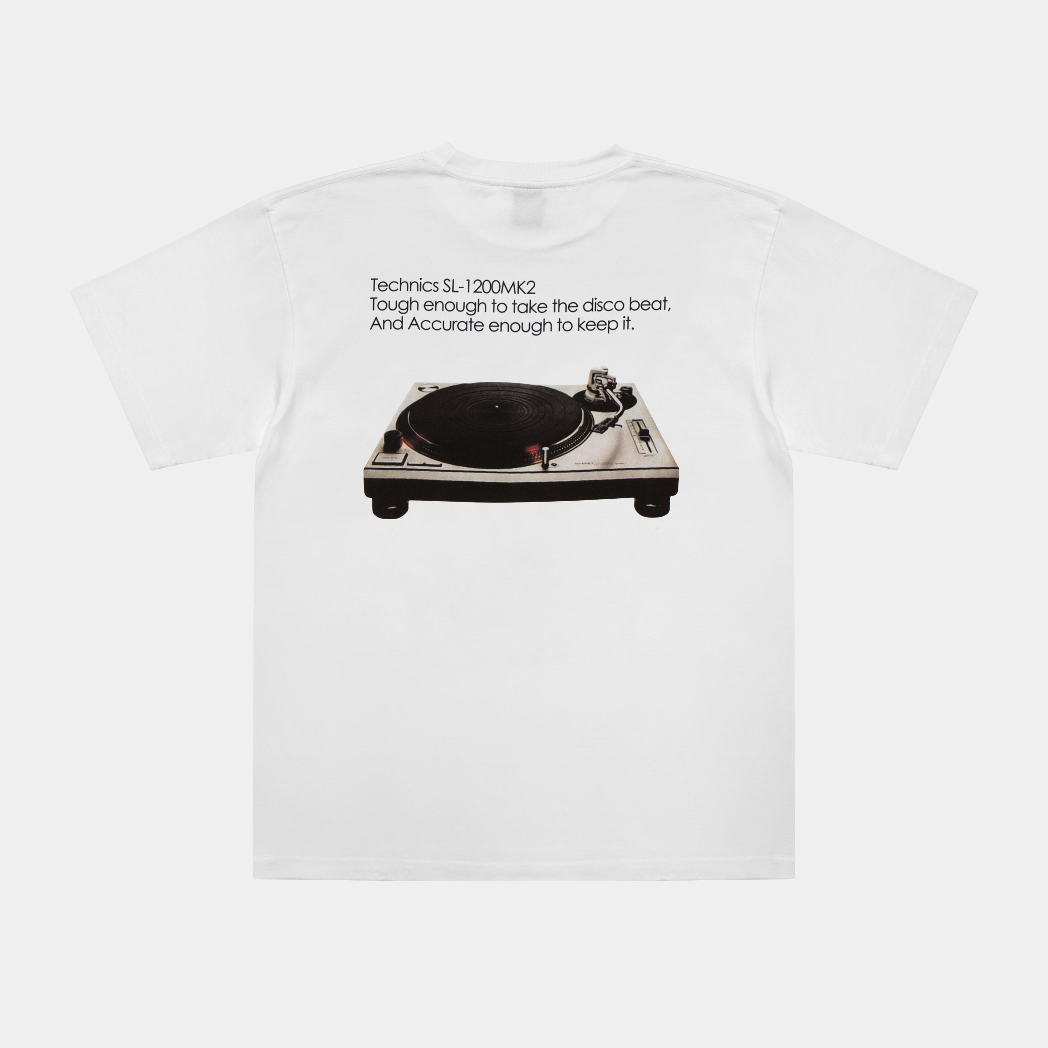 "SL-1200MK2" T-shirt 6.2oz [White] / TE2411102