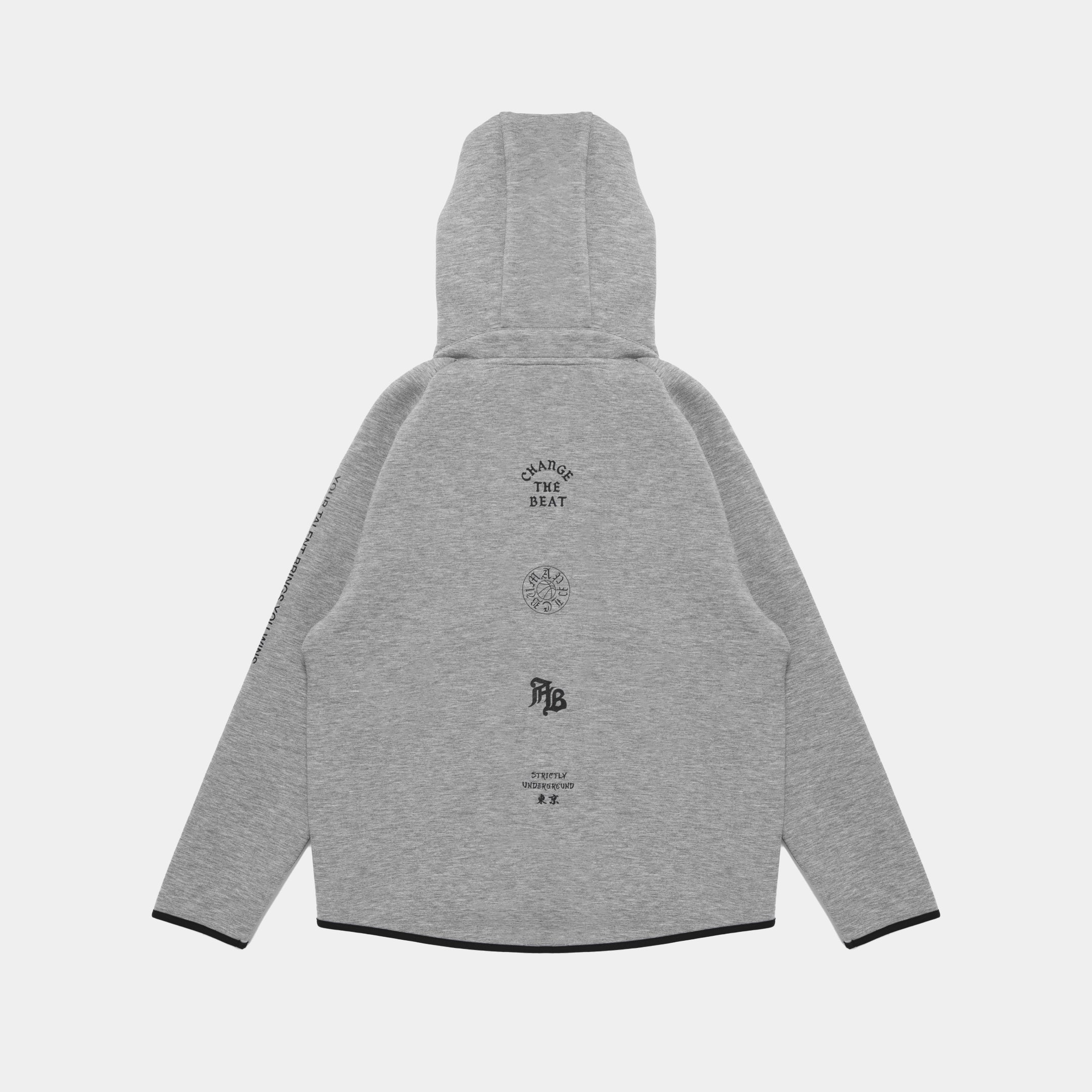 Double Knit Zip Up Parka [H.Gray] / EA2420103