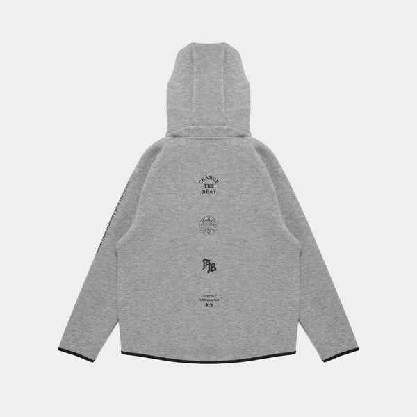 Double Knit Zip Up Parka [H.Gray] / EA2420103