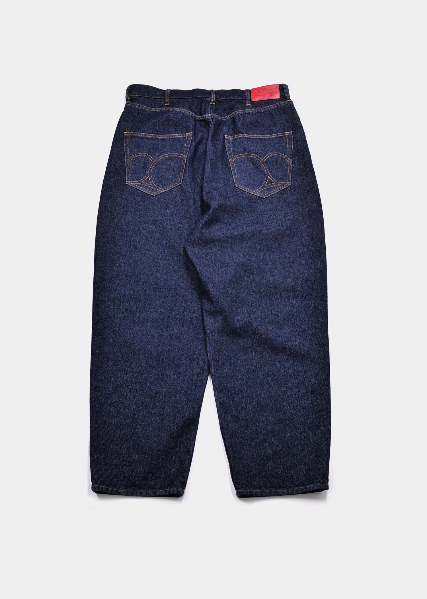 “Selena” Wide Tapered Denim Pants (One Wash)　/ 2520801O