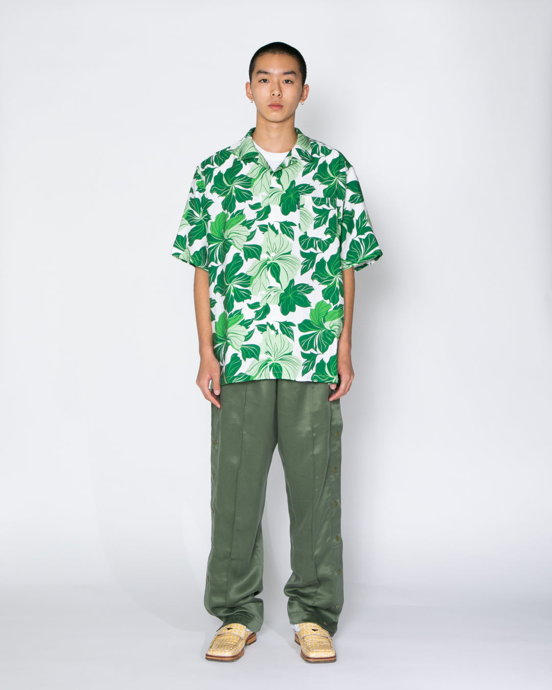 ハワイアン　セットアップA　② Tropical Aloha Shirt (Oversized) / 2610213