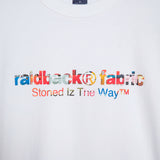 【Collaboration】 "raidback fabric Logo (K.B.A.S.)" T-shirt [White] / GT2311101
