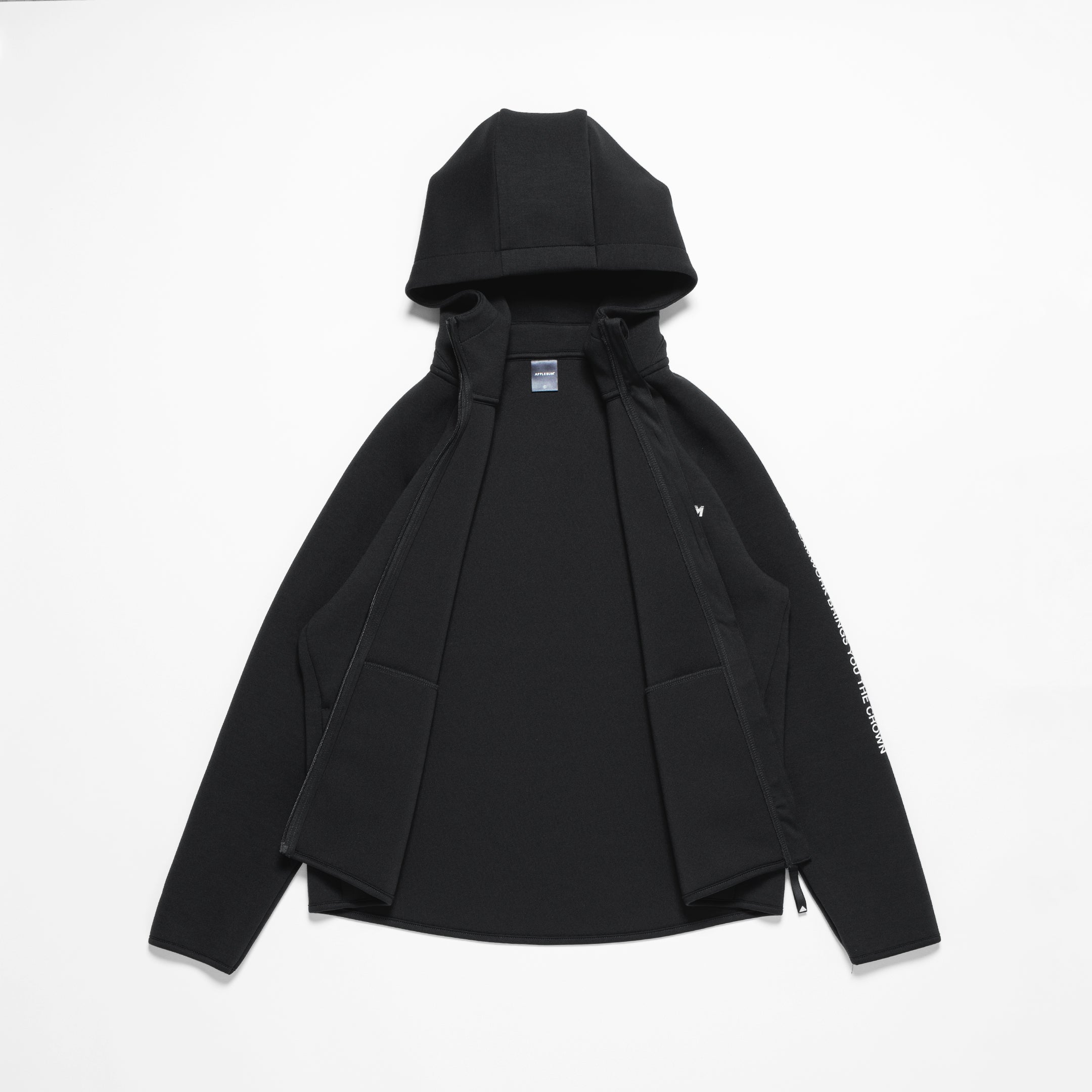 Double Knit Zip Up Parka [Black] / EA2420103