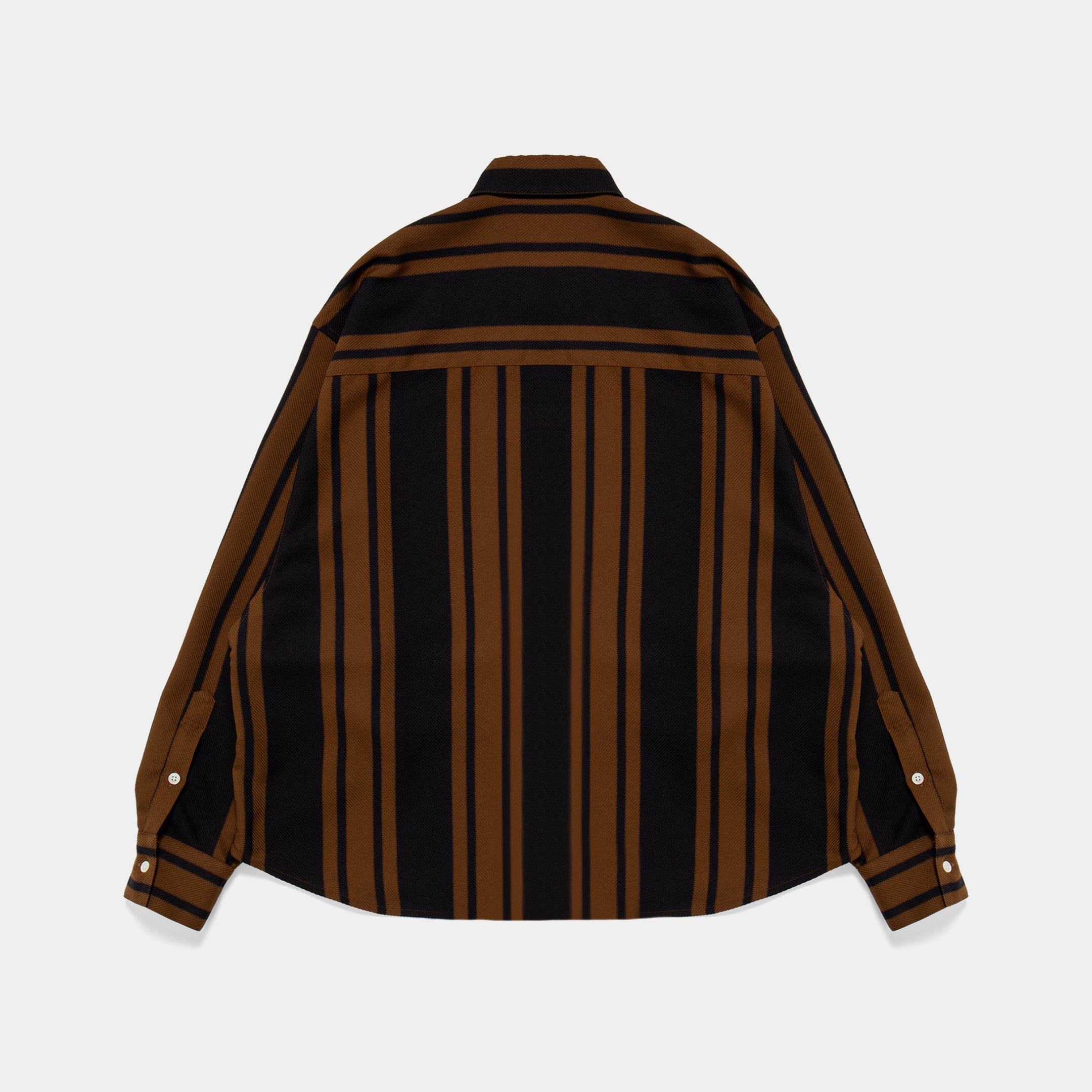 【3月発売予定】Wooly Twill Stripe Oversize L/S Shirt / 2520211