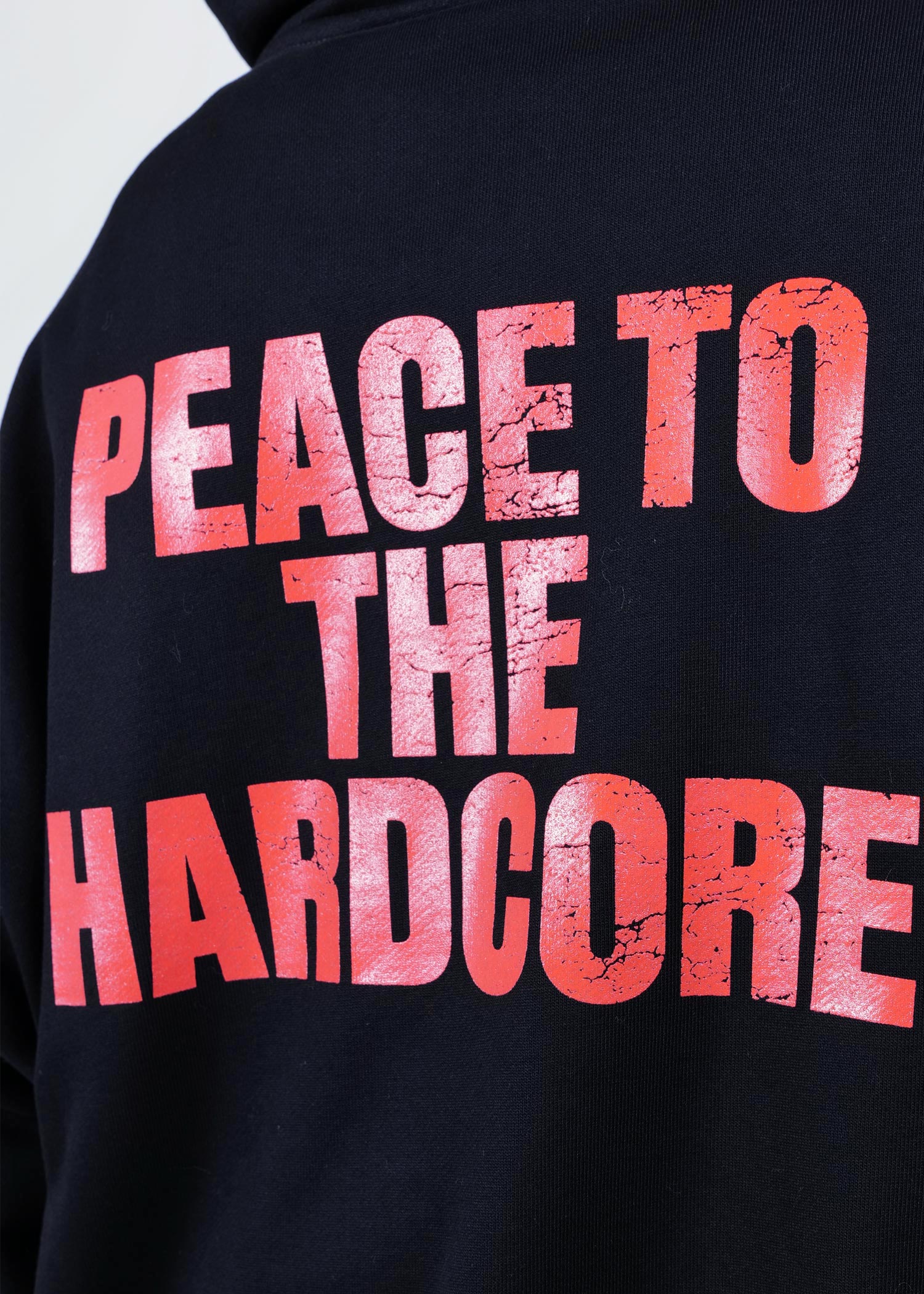 “PEACE TO THE HARDCORE” Sweat Parka / 2520406