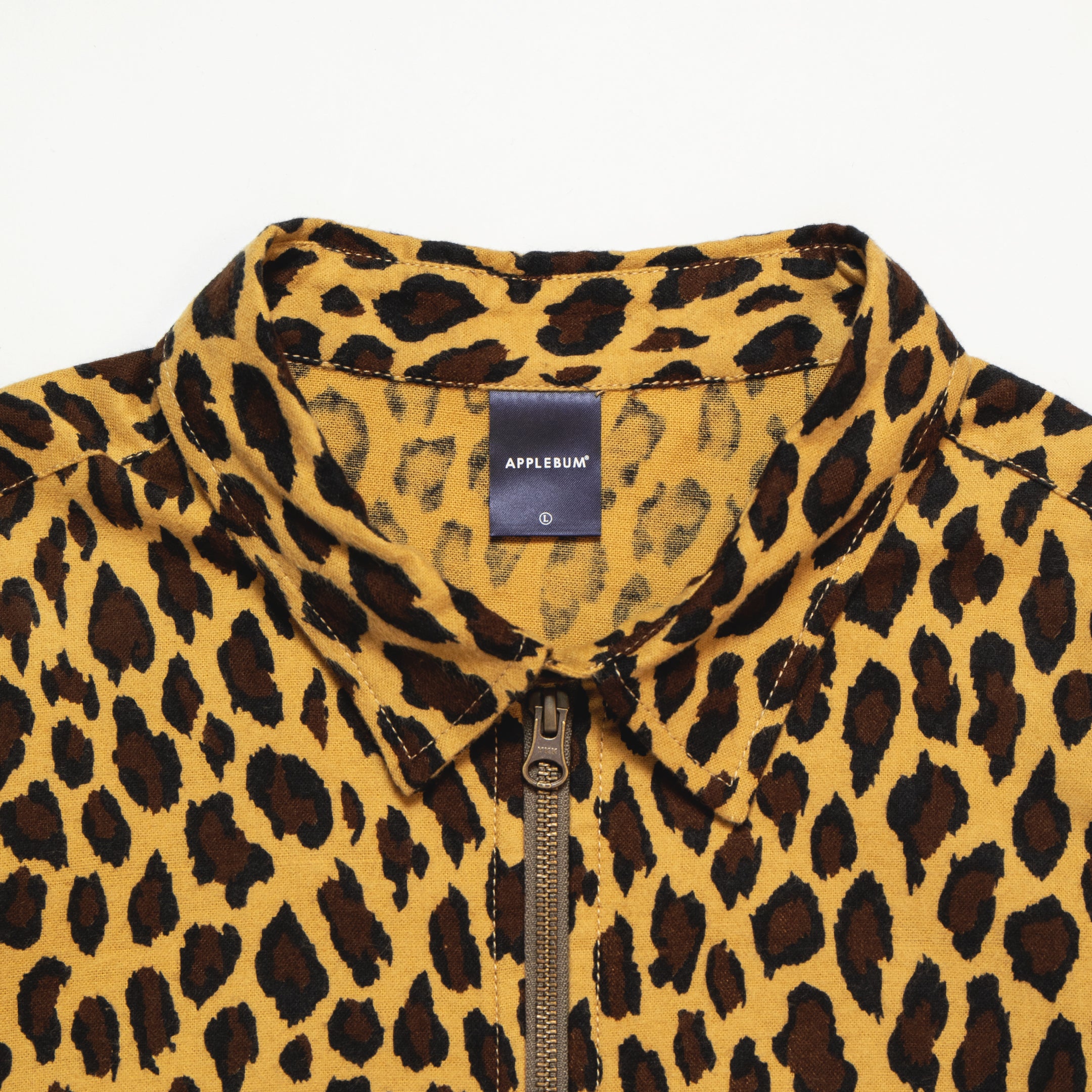 Zip Up Shirt Jacket [Leopard] / 2420624