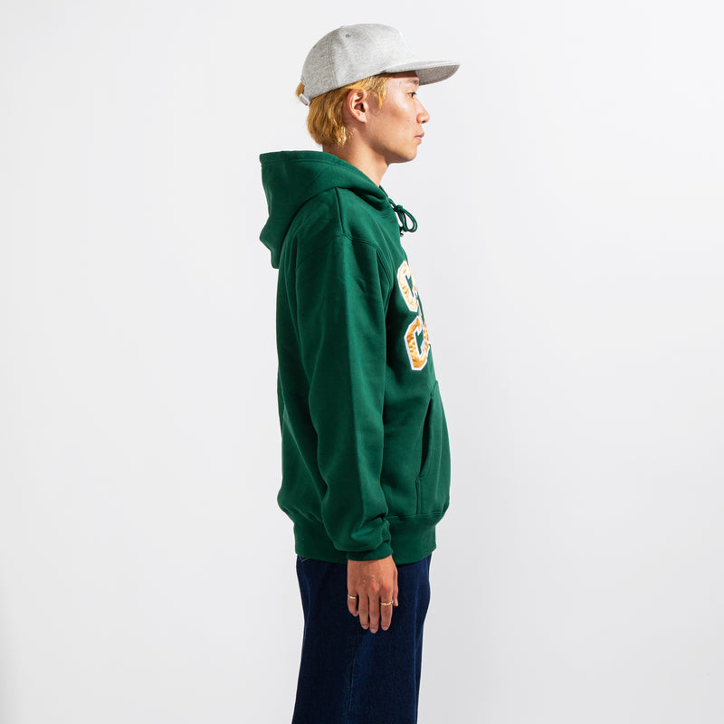"COME CLEAN" Sweat Parka [Green] / 2320404